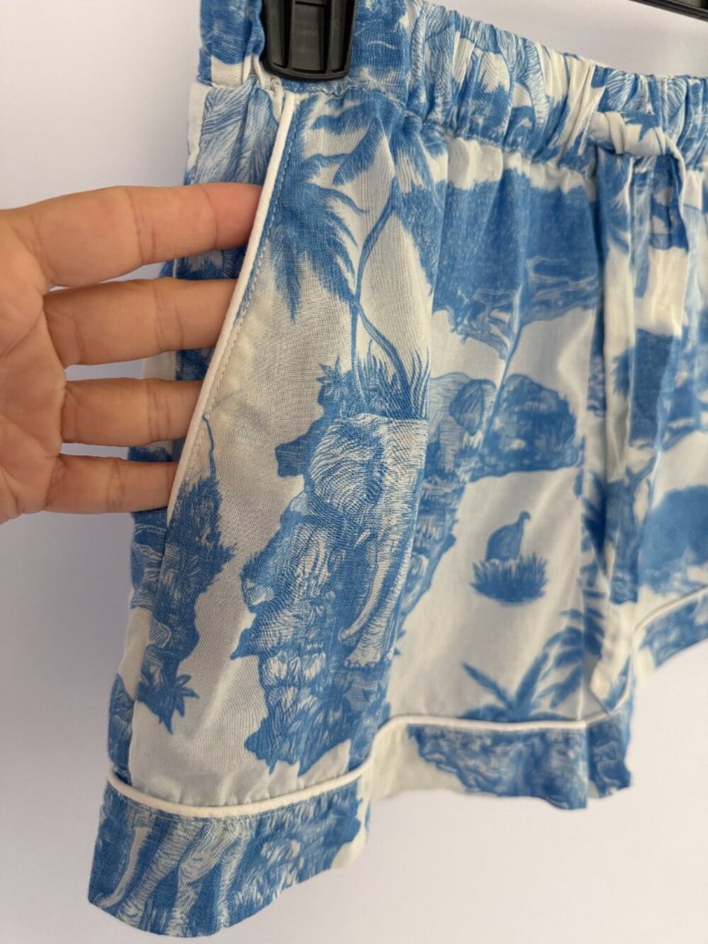 Desmond & Dempsey Loxodonta Pajama Set S - Picture 6 of 9